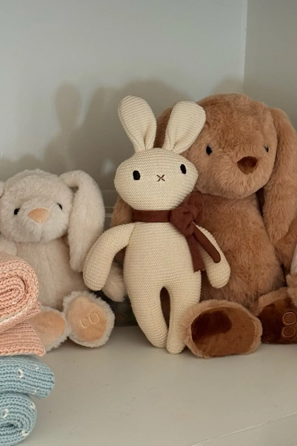 Peluche Conejo Con Lazo De Algodón
