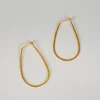 Pendientes Dorados Con Diseño De Lágrimas