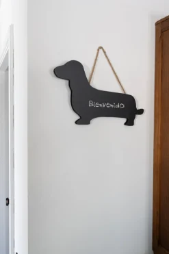 Pizarra Para Colgar Con Diseño De Teckel