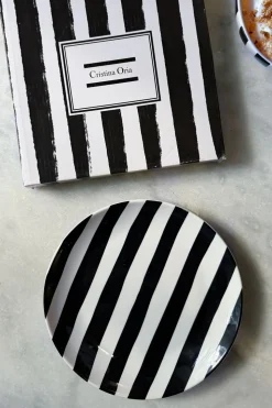 Plato Artesano Rayas Verticales Co