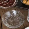 Plato De Cristal Diseño Espiga Pequeño
