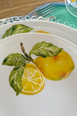 Plato De Postre De Melamina Limones