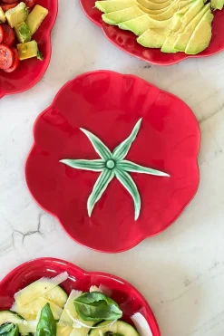 Plato De Postre Diseño Tomate