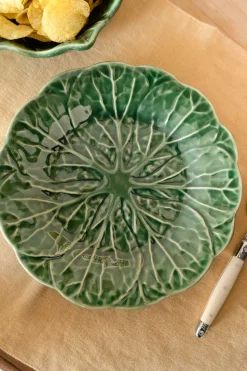Plato De Postre Hoja De Col