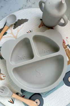 Plato De Silicona Diseño Oso