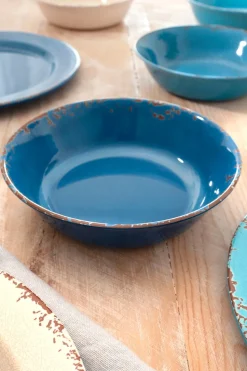 PLATO HONDO AZUL MELAMINA