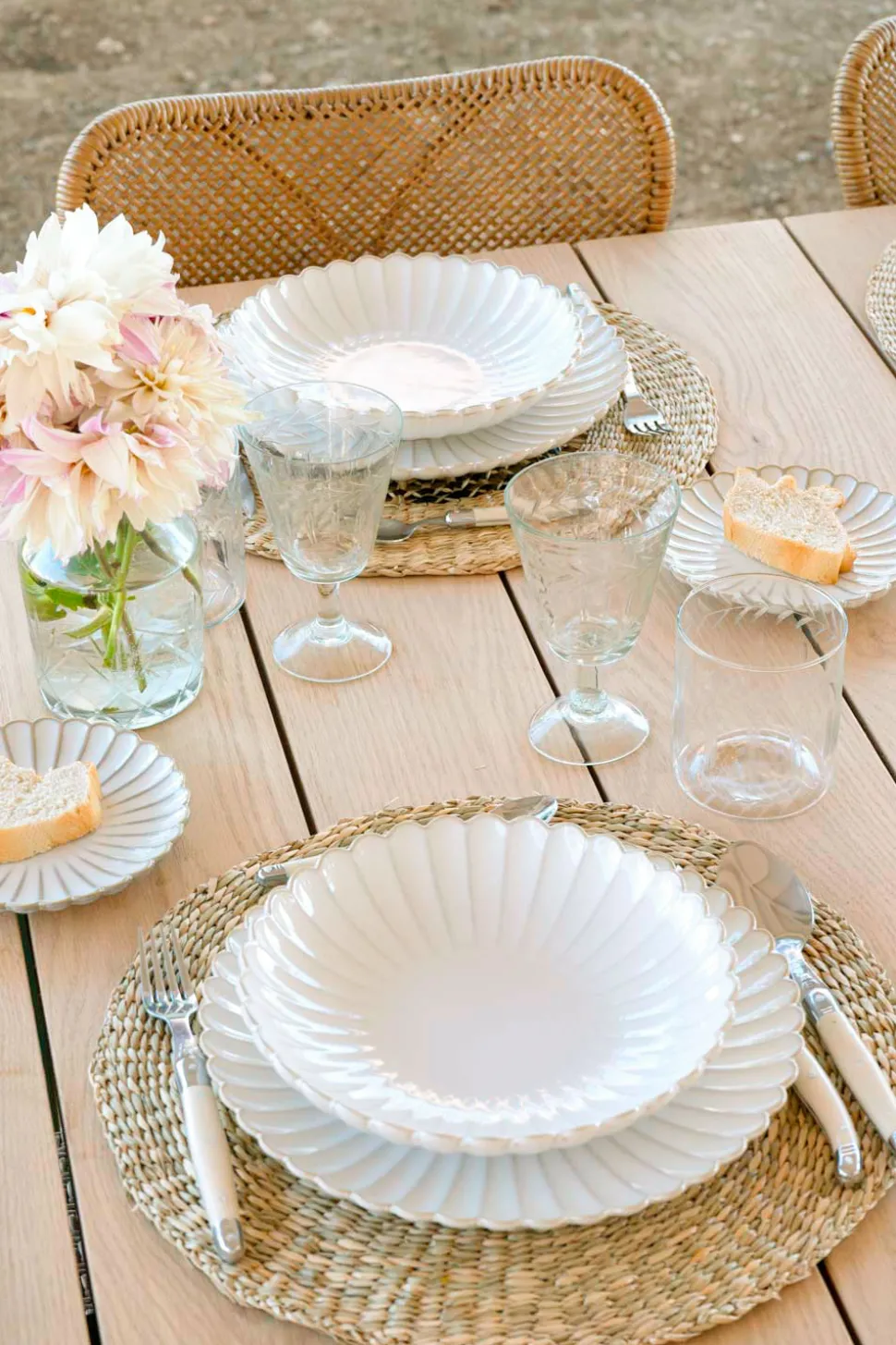 Plato Hondo Blanca Flor Co