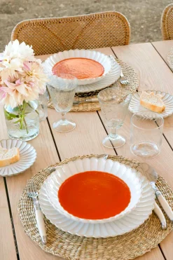 Plato Hondo Blanca Flor Co