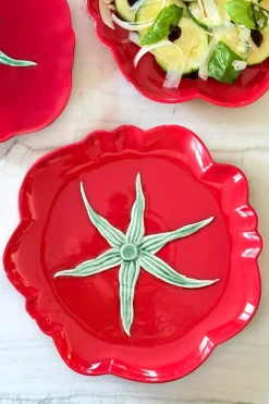 Plato Llano Diseño Tomate