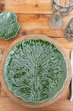 Plato Llano Hoja De Col