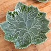 Plato Llano Hoja De Parra
