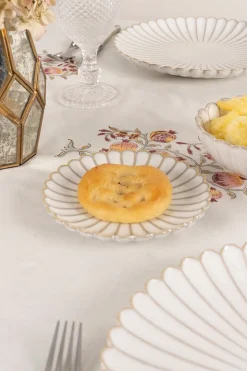 Plato Pan Blanca Flor Co