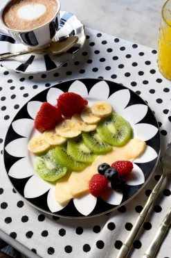 Plato Postre Ondas Cristina Oria