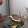 Porta Anillos Perro Dorado