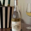 Posa Botellas De Resina Con Diseño De Rayas Blancas Y Negras