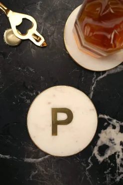 Posavasos De Mármol Iniciales