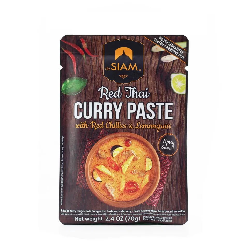 Salsa Curry Rojo Thai Para Dos Personas