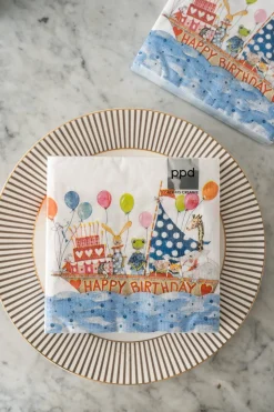 Servilletas Barco Happy Birthday Grandes