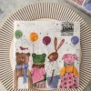 Servilletas Fiesta De Animales Grandes