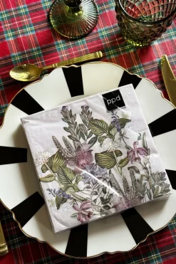 Servilletas Flores Malvas Grandes