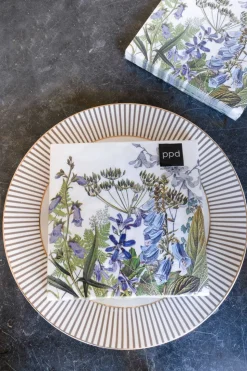 Servilletas Flores Silvestres Azules Grandes