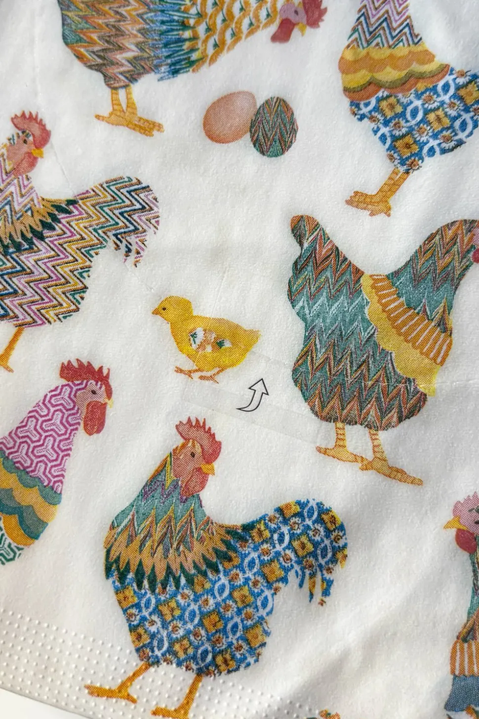 Servilletas Gallinas Grandes