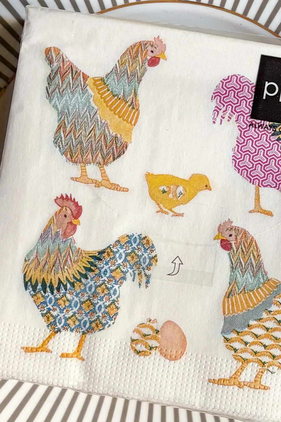 Servilletas Gallinas Pequeñas