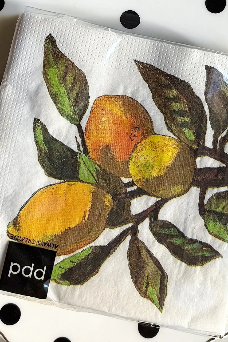 Servilletas Limones Pequeñas