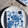Servilletas Peonias Azules Grandes