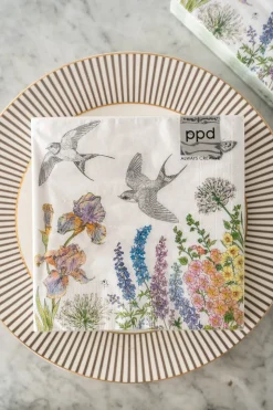 Servilletas Pájaros & Flores Grandes