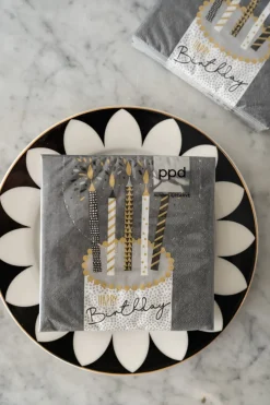 Servilletas Tarta & "Happy Birthday" Pequeñas