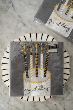 Servilletas Tarta & "Happy Birthday" Grandes