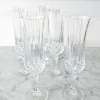 Set 6 Copas De Champagne Cristal D'Arques Longchamp