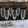 Set 6 Copas De Champagne Cristal Espiga