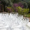 Set 6 Copas De Helado Cristal Transparente Rombos