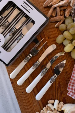 Set 4 Cuchillos De Queso Cubertería Amalfi CO