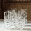 Set 6 Vasos Altos Diseño Glacial