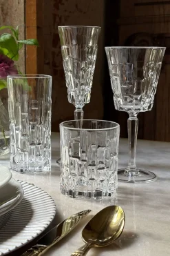 Set 6 Vasos Altos Diseño Glacial