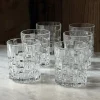 Set 6 Vasos Bajos Diseño Glacial