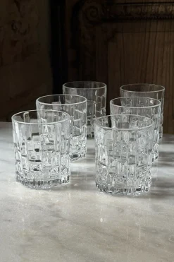 Set 6 Vasos Bajos Diseño Glacial