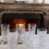 Set 6 Vasos Cristal Grandes Espiga