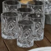 Set 6 Vasos Cristal Minis Espiga