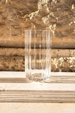 Set 12 Vasos Cristal Ondas