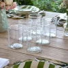 Set 6 Vasos Grandes Cristal Tallado