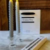 Set De 2 Candelabros De Cristal Minis & Velas LED