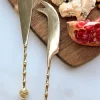 Set De 2 Cuchillos De Bronce Con Diseño De Granadas