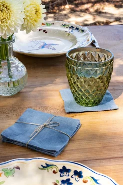 Set De Cuatro Posavasos De Lino