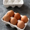 Soporte Para Huevos De Cerámica Blanca