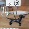 Soporte Para Tarjetas Con Diseño De Teckel
