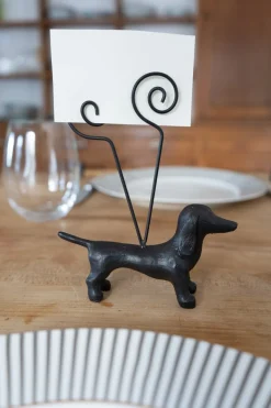 Soporte Para Tarjetas Con Diseño De Teckel